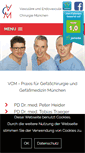 Mobile Screenshot of gefaesschirurgie-muenchen.net
