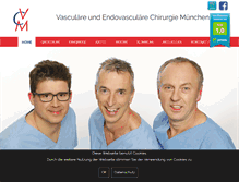 Tablet Screenshot of gefaesschirurgie-muenchen.net